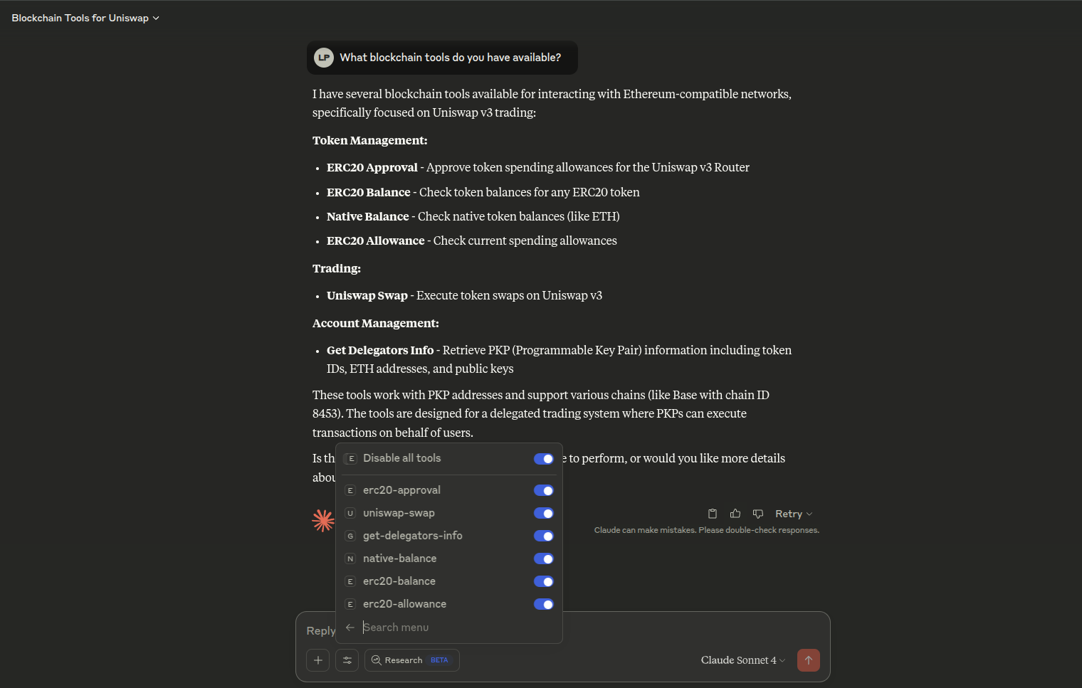Configure Claude.ai with Vincent MCP