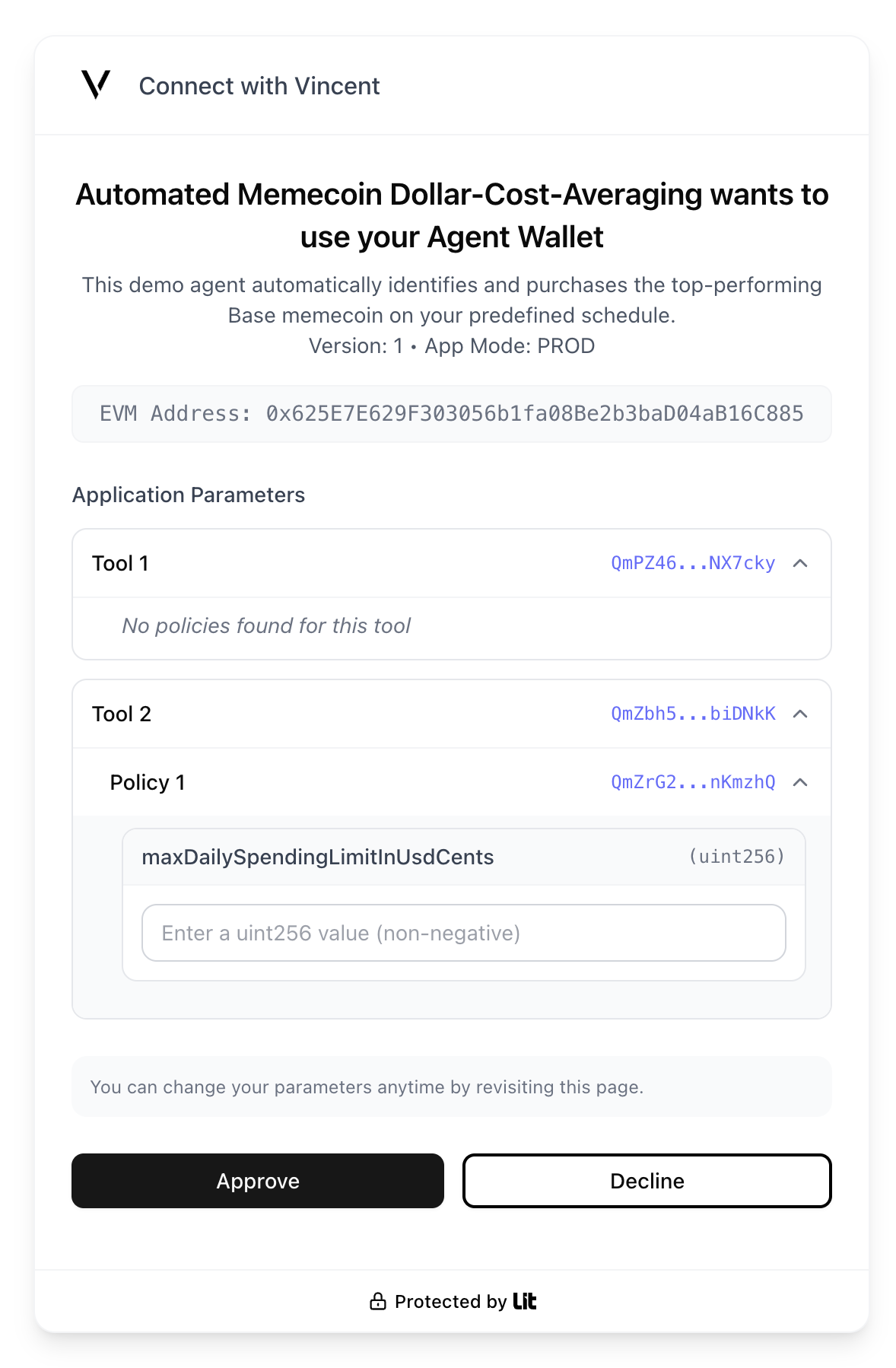 Consent UI